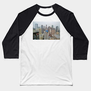 Seattle Skyline circa 2010 Baseball T-Shirt